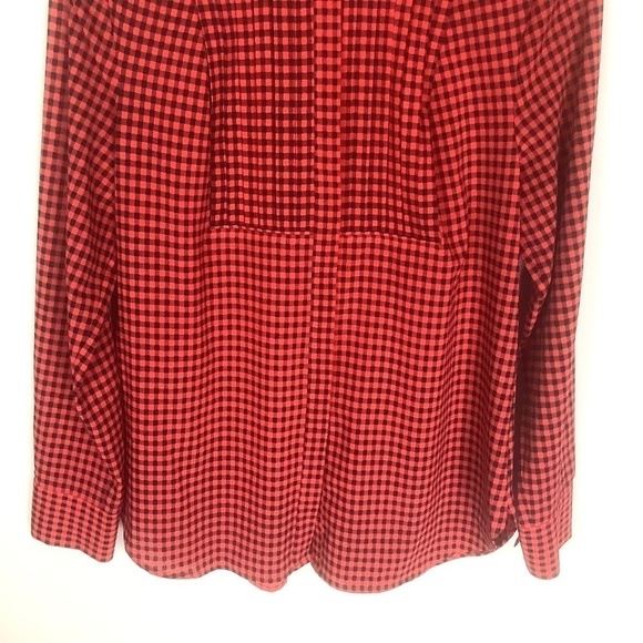 J.Crew Drapey Tuxedo Blouse Top M - Picture 9 of 12